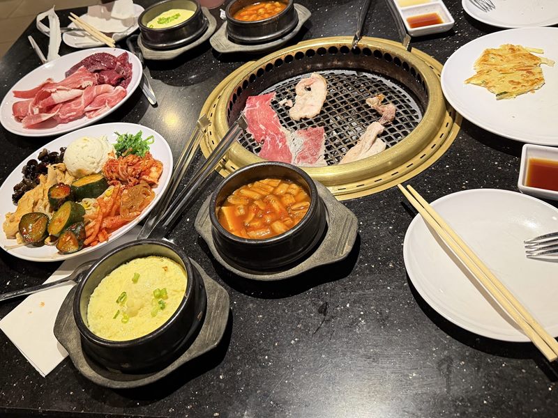 Shila Korean BBQ food