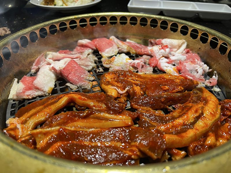 Shila Korean BBQ food